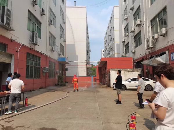 2022welcome必发集团聯合園區消防演習，在安全中生產，在快樂工作中分享